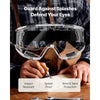 VEVOR Respirator Mask, Reusable Half Face Cover with Safety Glasses and Filters, Organic Vapor Mask and Dust-proof Face Cover, for Painting, Polishing, Welding, Woodworking and Other Work Protection