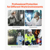 VEVOR Respirator Mask, Reusable Half Face Cover with Safety Glasses and Filters, Organic Vapor Mask and Dust-proof Face Cover, for Painting, Polishing, Welding, Woodworking and Other Work Protection