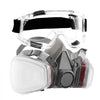 VEVOR Respirator Mask, Reusable Half Face Cover with Safety Glasses and Filters, Organic Vapor Mask and Dust-proof Face Cover, for Painting, Polishing, Welding, Woodworking and Other Work Protection
