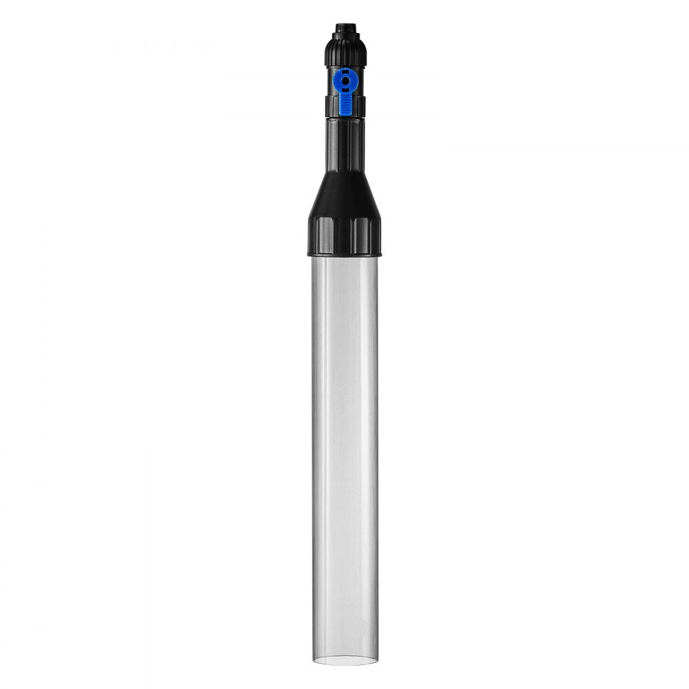 VEVOR Aquarium Vacuum Gravel Cleaner, 25 ft PVC Hose Fish Tank Vacuum Gravel Cleaner, Siphon Fish Tank Cleaner Vacuum, 3 Types of Brass Adapters, for Fish Tank Cleaning Gravel & Sand