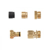 VEVOR Aquarium Vacuum Gravel Cleaner, 30ft PVC Hose Fish Tank Vacuum Gravel Cleaner, Siphon Fish Tank Cleaner Vacuum, 3 Types of Brass Adapters, for Fish Tank Cleaning Gravel & Sand