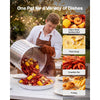 VEVOR 100 Qt Seafood Boiling Kit with Strainer, Aluminum Crawfish Boiler, Outdoor Backyard Cooking for Crab, Shrimp, Lobster, Soup, Deep Fryer Steamer Set with Stand and 110,000 BTU Propane Burner