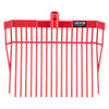 VEVOR 6PCS Manure Fork Replacement Head, 18 Angled Tines Horse Manure Fork Head, Durable Plastic Pitchfork Heads, Horse Mulch Rake for Picking up Stable Stall Muck Grass Hay Cleaning Farm Work