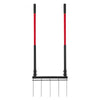 VEVOR Broad Fork, 5-Tine Pitchfork with Dual Fiberglass Handles, Heavy Duty Garden Fork , Ergonomic U-Shaped Design Broadfork Hand Tiller, Gardening Tool for Composting Transplanting Aeration