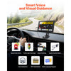 VEVOR GPS Navigator for Car, 9 inch Touch Screen 16GB GPS Navigation System with Built-in Dash Cam, Voice Turn-by-Turn Guidance, Speed and Red Light Warning, Custom Truck Routing, for Car Truck RV