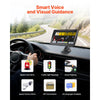 VEVOR GPS Navigator for Car, 7 inch Touch Screen 8GB GPS Navigation System with Lifetime Map Updates, Voice Turn-by-Turn Guidance, Speed and Red Light Warning, Custom Truck Routing, for Car Truck RV