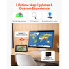VEVOR GPS Navigator for Car, 7 inch Touch Screen 8GB GPS Navigation System with Lifetime Map Updates, Voice Turn-by-Turn Guidance, Speed and Red Light Warning, Custom Truck Routing, for Car Truck RV