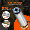 VEVOR Grease Gun Coupler 2 PCS, 10000 PSI High Pressure, 6-Jaw Locking, Quick Release Grease Gun Tip with Hose/Zerk Fittings Cleaner, Compatible with All Grease Guns 1/8" NPT Fittings for Automobiles