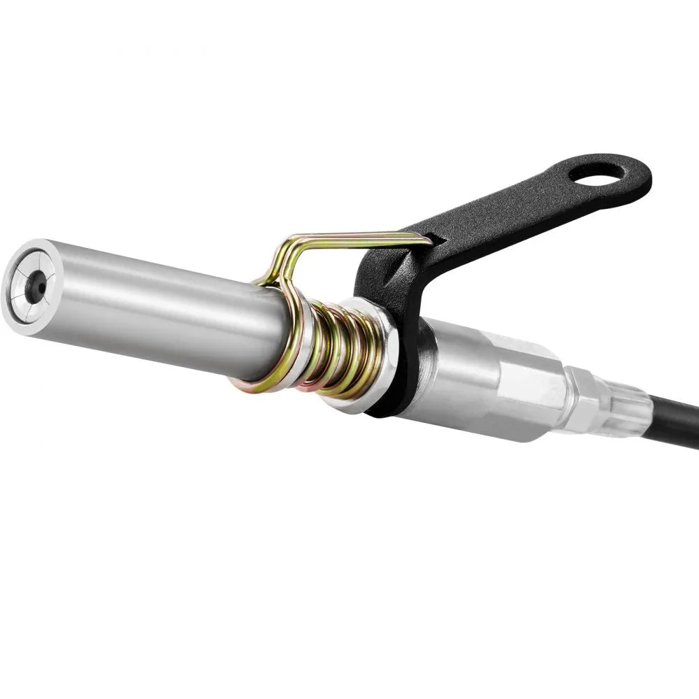 VEVOR Grease Gun Coupler 2 PCS, 10000 PSI High Pressure, 6-Jaw Locking, Quick Release Grease Gun Tip with Hose/Zerk Fittings Cleaner, Compatible with All Grease Guns 1/8" NPT Fittings for Automobiles