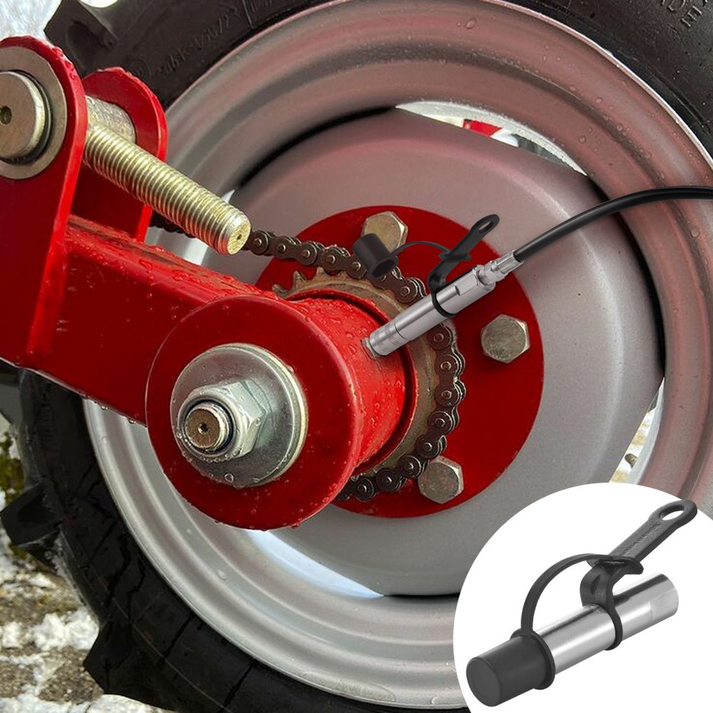 VEVOR Grease Gun Coupler 2 PCS, 10000 PSI High Pressure, 3-Jaw Locking, Quick Release Grease Gun Tip with Hose/Zerk Fittings Cleaner/Leak-Proof Cap, Compatible with All Grease Guns 1/8" NPT Fittings