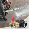 VEVOR Pressure Washer Pump, 3/4" Shaft Horizontal Triplex Plunger, 3300 PSI, 2.5GPM, Replacement Power Washer Pumps Kit with 5 Nozzles, Compatible with Simpson MorFlex 40224, 40225, 40226, Santoprene