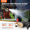 VEVOR Pressure Washer Pump, 1" Shaft Horizontal Triplex Plunger, 4000 PSI, 4.0GPM, Replacement Power Washer Pumps Kit with 5 Nozzles, Compatible with Simpson MorFlex 40224, 40225, 40226, Santoprene