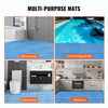 VEVOR Interlocking Tile 50PCS Blue, Drainage Tiles 12" x 12" Splicing, Soft PVC Interlocking Drainage Floor Tiles, Non-Slip Drainage Holes for Restroom, Bathroom, Kitchen, Pool, Wet Areas