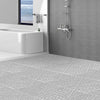 VEVOR Modular Interlocking Cushion, 12 Pack 12" x 12" Splicing Drainage Mats, Soft PVC Interlocking Drainage Floor Tiles, Non-Slip Drainage Holes for Restroom, Bathroom, Kitchen, Pool, Wet Areas, Gray