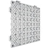 VEVOR Modular Interlocking Cushion, 12 Pack 12" x 12" Splicing Drainage Mats, Soft PVC Interlocking Drainage Floor Tiles, Non-Slip Drainage Holes for Restroom, Bathroom, Kitchen, Pool, Wet Areas, Gray