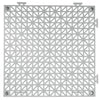 VEVOR Interlocking Tile 50PCS Gray, Drainage Tiles 12" x 12" Splicing, Soft PVC Interlocking Drainage Floor Tiles, Non-Slip Drainage Holes for Restroom, Bathroom, Kitchen, Pool, Wet Areas