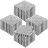 VEVOR Interlocking Tile 50PCS Gray, Drainage Tiles 12" x 12" Splicing, Soft PVC Interlocking Drainage Floor Tiles, Non-Slip Drainage Holes for Restroom, Bathroom, Kitchen, Pool, Wet Areas