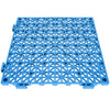 VEVOR Interlocking Tile 55PCS Blue, Drainage Tiles 12" x 12" Splicing, Soft PVC Interlocking Drainage Floor Tiles, Non-Slip Drainage Holes for Restroom, Bathroom, Kitchen, Pool, Wet Areas, Blue