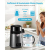 VEVOR Water Distiller, 4L 1.1 Gallon Pure Water Purifier Filter For Home Table Countertop, 750W Distilled Maker with Glass Pot, Stainless Steel Interior Drinking Machine to Make Clean Waters, Grey