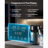 VEVOR Water Distiller, 4L 1.1 Gallon Pure Water Purifier Filter For Home Table Countertop, 750W Distilled Maker with Glass Pot, Stainless Steel Interior Drinking Machine to Make Clean Waters, Grey