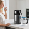 VEVOR Water Distiller, 4L 1.1 Gallon Pure Water Purifier Filter For Home Table Countertop, 750W Distilled Maker with Glass Pot, Stainless Steel Interior Drinking Machine to Make Clean Waters, Grey