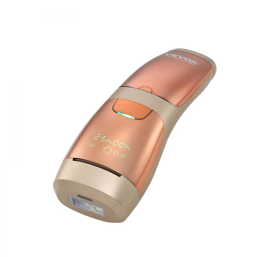 VEVOR IPL Hair Removal, Permanent Hair Removal with Sapphire Ice Cooling System, Painless At-Home Hair Removal Device for Women Men, Auto/Manual Modes, 5 Levels for Body & Face