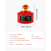 VEVOR Safety Gas Can, 2.5 Gallon Type I Red Safety Can for Gasoline with Stainless Steel Flame Arrester, Self-Closing Lid, and PE Funnel, Carbon Steel Flammable Storage Container with Ergonomic Handle