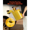 VEVOR Safety Can, 5 Gallon Type I Yellow Safety Can for Diesel with Stainless Steel Flame Arrester, Self-Closing Lid, and PE Funnel, Carbon Steel Flammable Storage Container with Ergonomic Handle