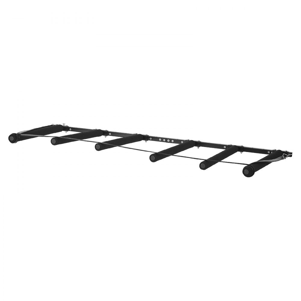 VEVOR Surfboard Wall Mount, 5 Tiers Vertical Surfboard Rack for Storage and Display, Adjustable Metal Board Stand Organizer with Sponge Pad, Surf Board Holder for Snowboards, Kiteboards, Shortboard