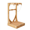 VEVOR Vertical Surfboard Stand, 3 Tiers Wooden Surfboard Rack for Storage and Display, Freestanding Board Stand Organizer with Hanging Hooks & Cork Padding, for Wakeboards, Snowboards, Kiteboards