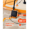 VEVOR Paddle Board Pump, 40PSI High Pressure, Dual Stage Inflation & Deflation SUP Air Pump with Auto-Off Function and 12V DC Car Connector, Ideal for Inflatable Paddle Board, Tent and Mattress