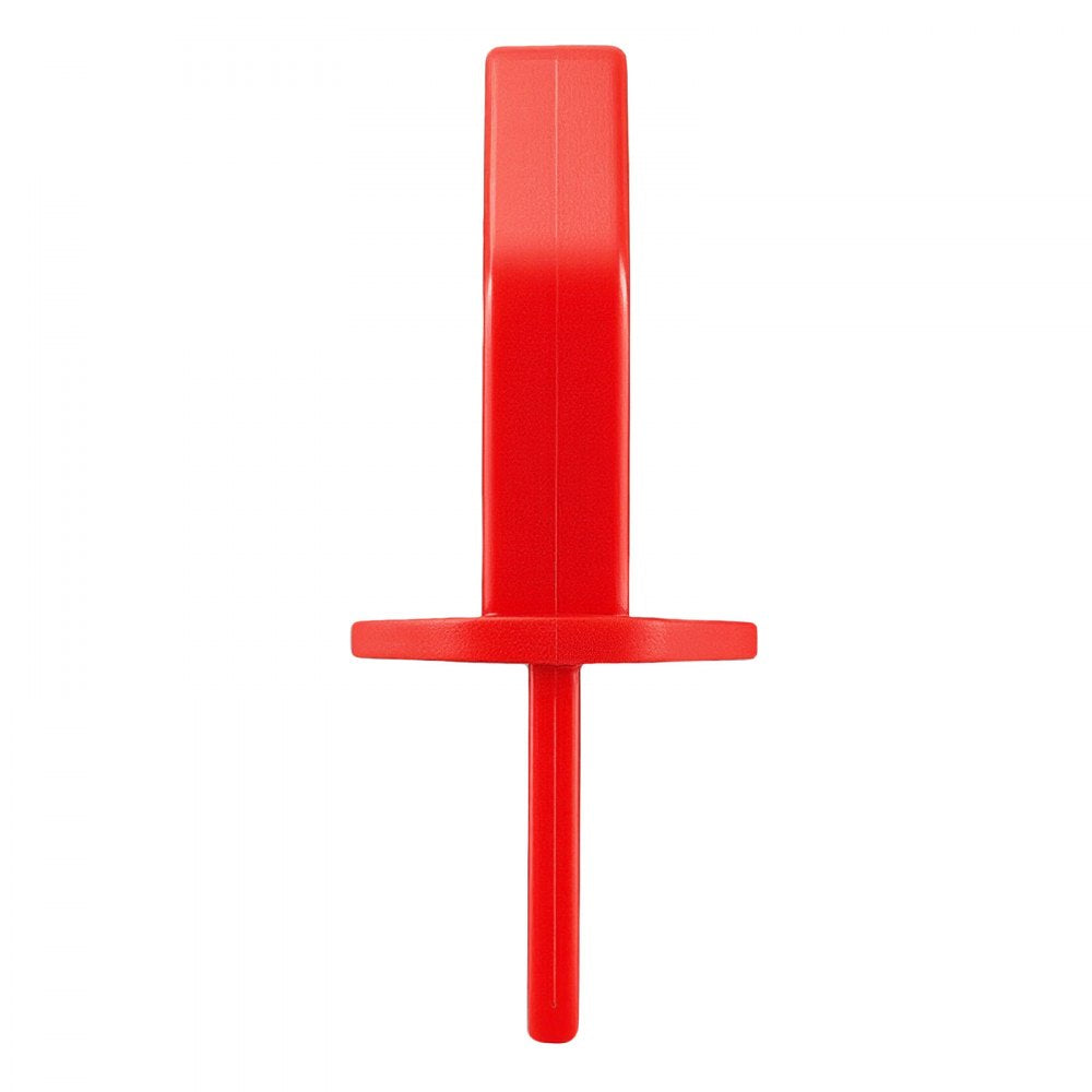 VEVOR 20-Pack 1/8 Inch Deck Board Spacers, Bright Red Gap Jig Rings for Easily Spotting, Easy Pull, ABS Decking Jig Spacing Tool for Composite, PVC, Hardwood, Pressure-Treated Planks, Terrace, Garden
