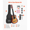 VEVOR Classical Guitar, 30 Inch, Wood Classical Guitar Starter Kit for Beginners, with Nylon Strings, Gig Bag, Strap, Tuner, Extra Strings, Pick, Capo, Basswood, for Kids Girls Boys Students, Sunburst