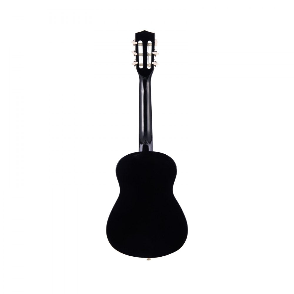 VEVOR Classical Guitar, 30 Inch, Wood Classical Guitar Starter Kit for Beginners, with Nylon Strings, Gig Bag, Strap, Tuner, Extra Strings, Picks, Capo, Basswood, for Kids Girls Boys Students, Black