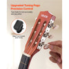 VEVOR Classical Guitar, 30 Inch, Wood Classical Guitar Starter Kit for Beginners, with Nylon Strings, Gig Bag, Strap, Tuner, Extra Strings, Picks, Capo, Basswood, for Kids Girls Boys Students, Natural