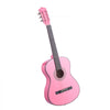 VEVOR Classical Guitar, 38 Inch, Wood Classical Guitar Starter Kit for Beginners, with Nylon Strings, Gig Bag, Strap, Tuner, Extra Strings, Picks, Capo, Basswood, for Teenagers Adults Students, Pink