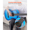 VEVOR Classical Guitar, 38 Inch, Wood Classical Guitar Starter Kit for Beginners, with Nylon Strings, Gig Bag, Strap, Tuner, Extra Strings, Picks, Capo, Basswood, for Teenagers Adults Students, Blue