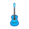 VEVOR Classical Guitar, 38 Inch, Wood Classical Guitar Starter Kit for Beginners, with Nylon Strings, Gig Bag, Strap, Tuner, Extra Strings, Picks, Capo, Basswood, for Teenagers Adults Students, Blue