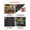 VEVOR Weed Barrier Fabric Heavy Duty, 3x100FT 5oz Landscape Fabric, Woven Weed Blocker Fabrics, Garden Fabrics Weeds Barrier, Weeds Control Ground Cover, Geotextile Webbing, Gardening Mat, Black