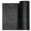 VEVOR Weed Barrier Fabric Heavy Duty, 2 Packs 3x50FT 3.2oz Weed Blocker Fabric, Woven Landscape Fabrics, Garden Fabrics Weeds Barrier, Weeds Control Ground Cover, Geotextile Webbing, Black