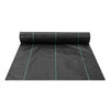 VEVOR Weed Barrier Landscape Fabric, 6*300FT Heavy Duty Garden Weed Fabric, Woven PP Weed Control Fabric, Driveway Fabric, Geotextile Fabric for Landscaping, Ground Cover, Weed Blocker Weed Mat, Black