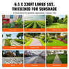 VEVOR Weed Barrier Landscape Fabric, 6.5*330FT Heavy Duty Garden Weed Fabric, Woven PP Weed Control Fabric, Driveway Fabric, Geotextile Fabric for Landscaping, Ground Cover, Weed Blocker Weed Mat, Black