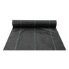VEVOR Weed Barrier Landscape Fabric, 6.5*330FT Heavy Duty Garden Weed Fabric, Woven PP Weed Control Fabric, Driveway Fabric, Geotextile Fabric for Landscaping, Ground Cover, Weed Blocker Weed Mat, Black