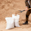 VEVOR Empty Sandbags, 100 Packs 16 x 26 in, Heavy Duty Sand Bags Sacks with Ties, 50lb Capacity Woven Polypropylene Sandbags, Tear-Resistant & UV-Resistant Sand Bags for Flood Protection Barrier