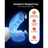 VEVOR Teeth Whitening Kit with LED Light, 32 LED Accelerator Lights, Whitening Gel Syringe, Desensitizing Gel, and U-Shaped Tray, Wireless Portable Kit Fast and Effectively Removes Stubborn Stains