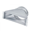 VEVOR Duct Boot, 3-1/4 x 10 x 6 inch Duct End Boot, Galvanized to Round Transition Galvanized Floor Register Tool for Center Ventilation & HVAC System, Easy Installation,Silver (6 in Round Pipe)