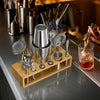 VEVOR Cocktail Shaker Set, 13-Piece Stainless Steel Bar Tools with Bamboo Stand, Boston Bartender Kit Accessories | Mixer Spoon, Muddler, Jigger, Strainer, Liquor Pourers, Ice Scoop, Lemon Zester