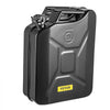VEVOR Jerry Fuel Can, 5.3 Gallon / 20 L Portable Jerry Gas Can with Flexible Spout System, Rustproof ＆ Heat-resistant Steel Fuel Tank for Cars Trucks Equipment, Black