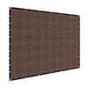 VEVOR 90% Sun Shade Cloth, 10 x 12 ft Pergola Shade Cover with Stainless Steel Grommets, Sun Shades Canopy Privacy Screen with 140 GSM HDPE Material, for Outdoor, Patio, Garden, and Backyard (Brown)