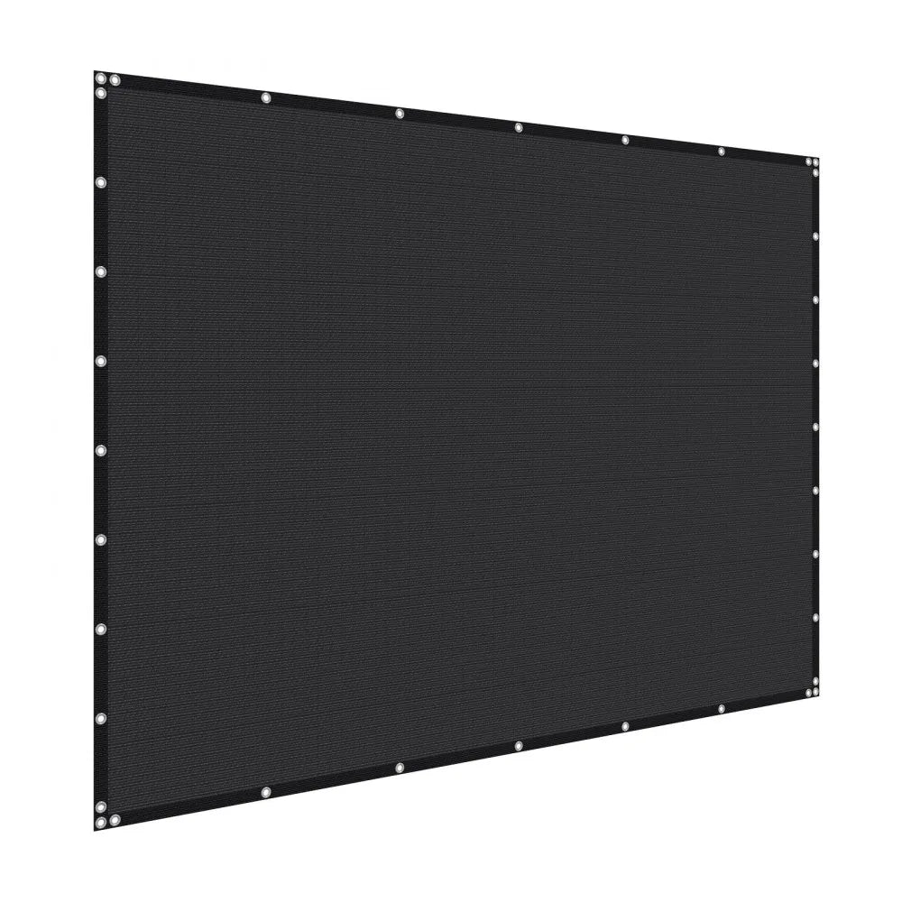 VEVOR 90% Sun Shade Cloth, 8 x 12 ft Pergola Shade Cover with Stainless Steel Grommets, Sun Shades Canopy Privacy Screen with 140 GSM HDPE Material, for Outdoor, Patio, Garden, and Backyard (Black)